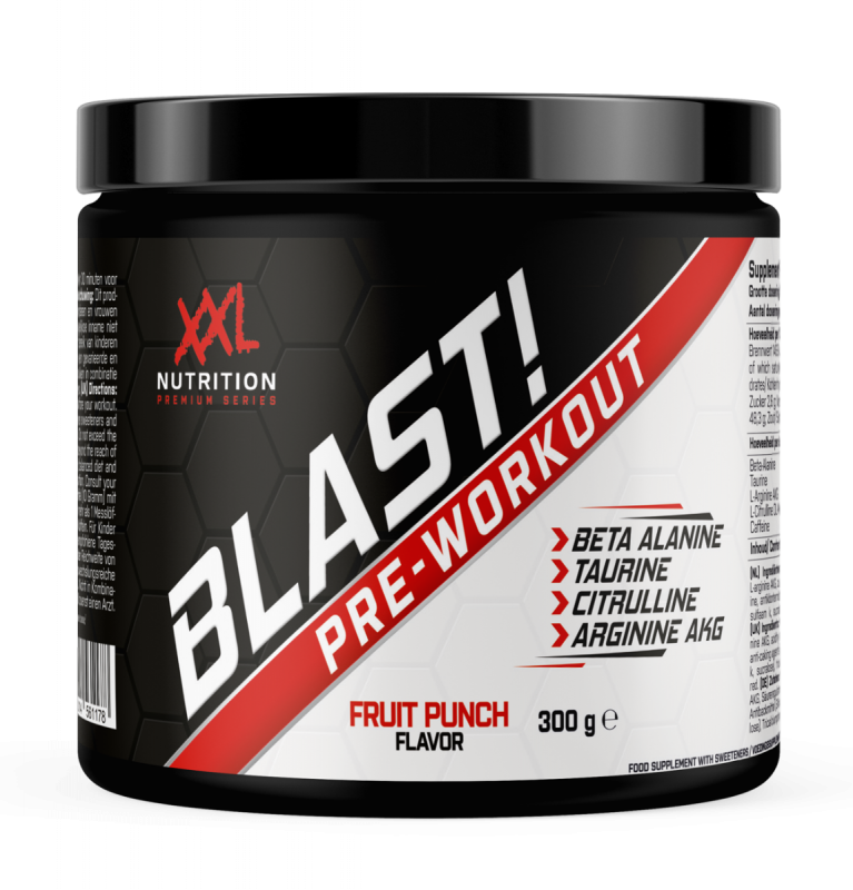 XXL Nutrition Blast! Pre Workout  300 gram -Outlet-