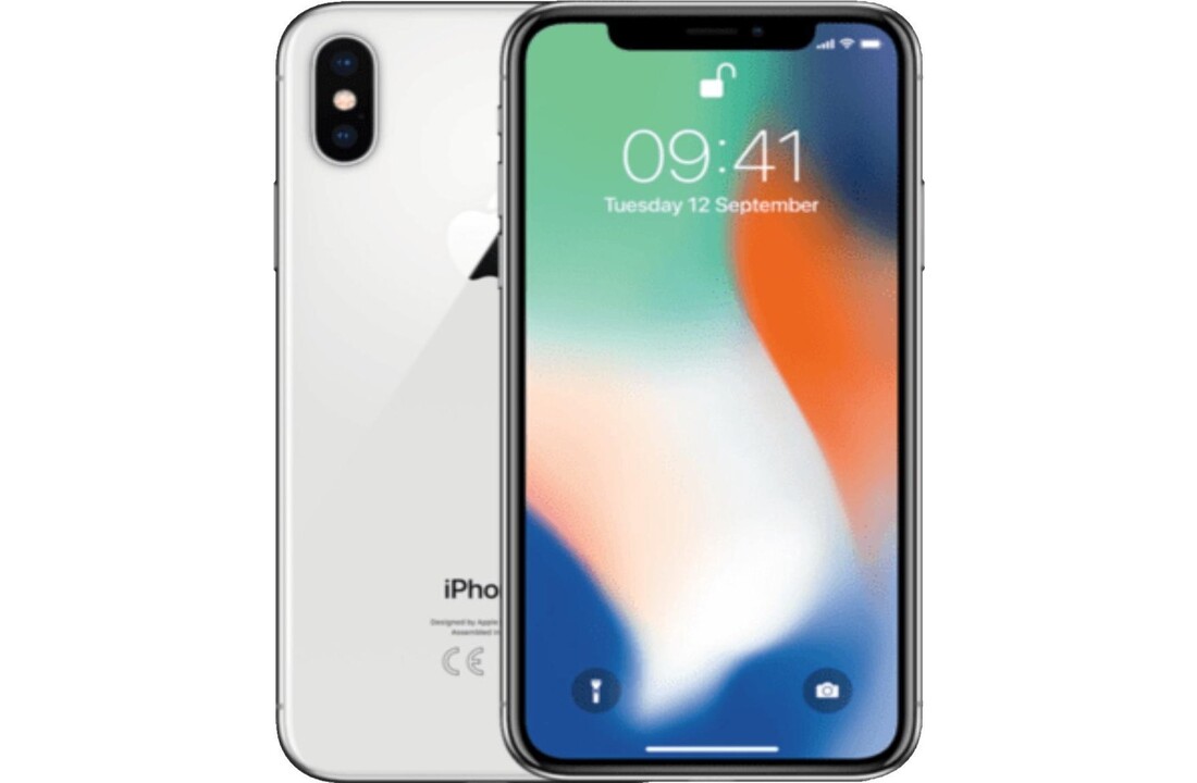 Refurbished iPhone X 64GB Zilver
