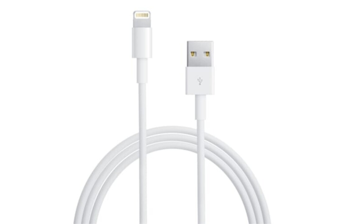 Jibi Lightning kabel 1m wit
