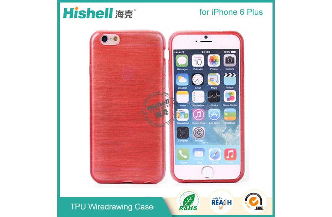 iPhone 6 Plus/6s Plus Mat Finisch Case rood
