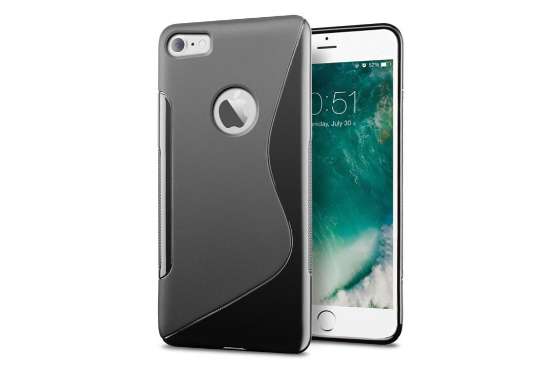 iPhone 7 Plus/ 8 Plus oranje S-Style hoesje