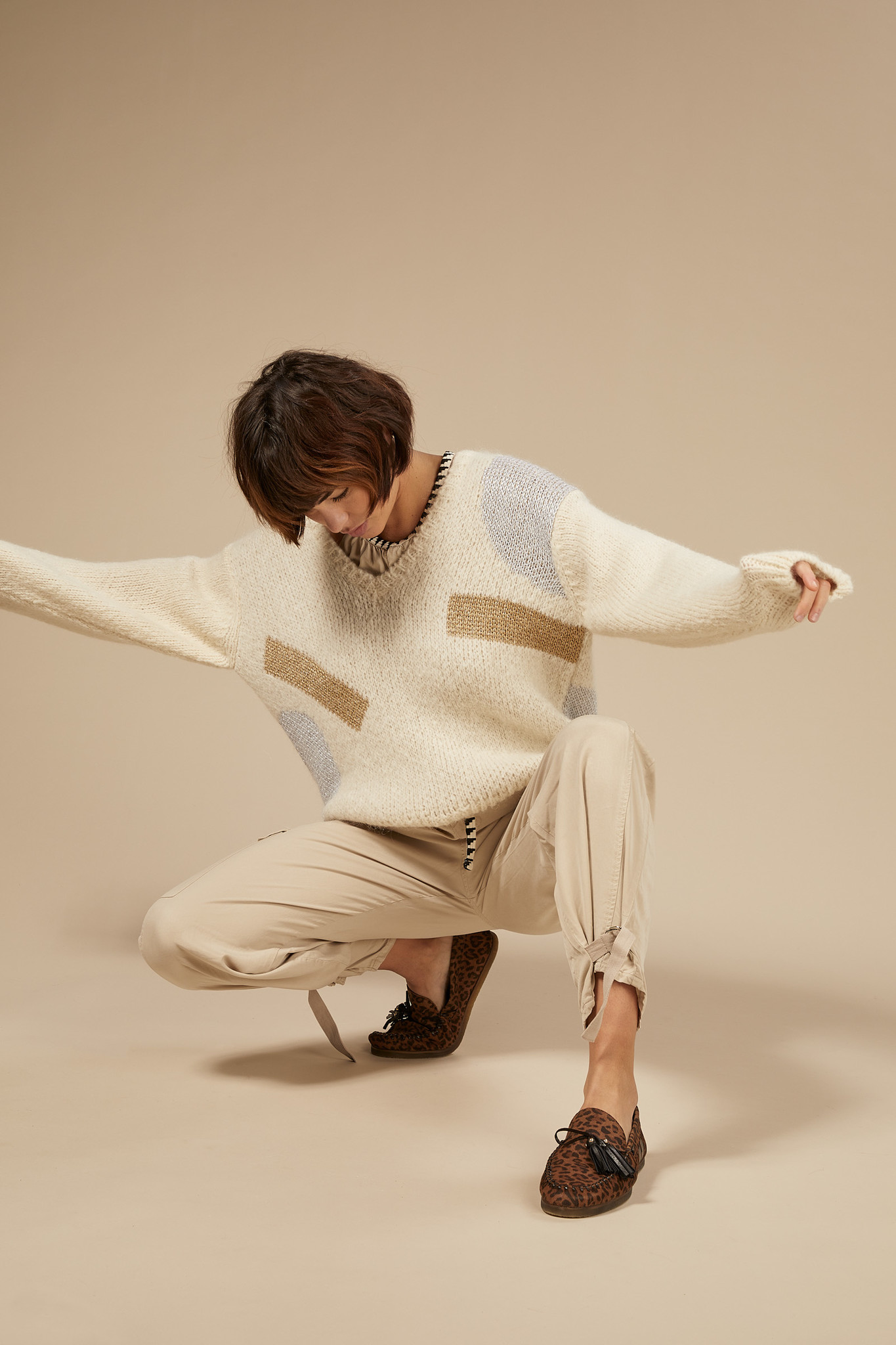 10Days V-neck alpaca