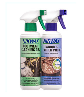 Nikwax Nikwax Twinpack Nubuck & Suede Proof/Cleaning Gel 300 ml