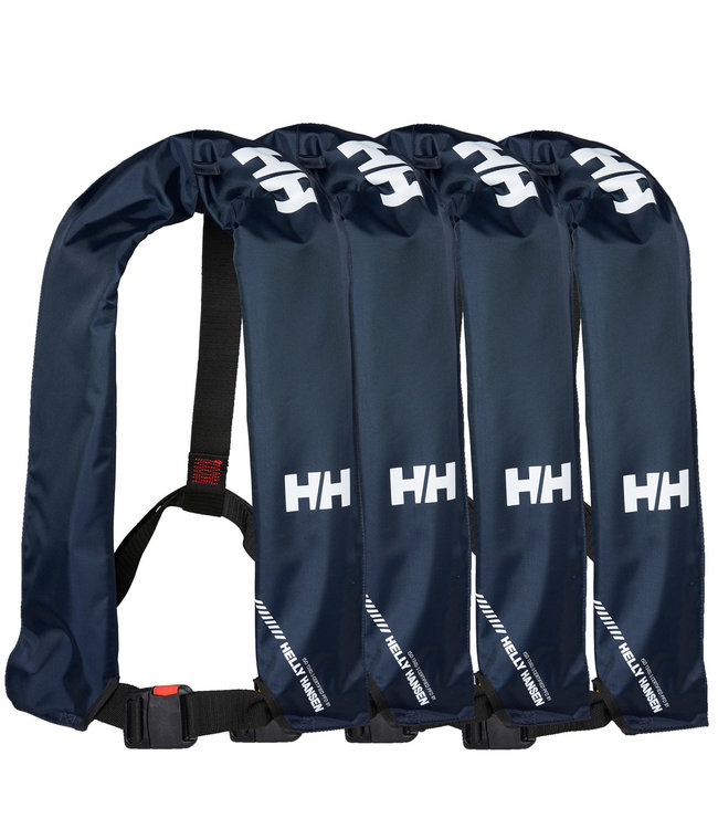 Helly Hansen Automatisch Reddingsvest 150N Donkerblauw Pakket 4 stuks - Watersportsonline.nl