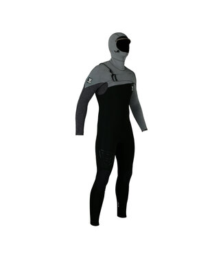 Brunotti Brunotti Wetsuit Heren Gravity Met Capuchon 6/4 mm Zwart