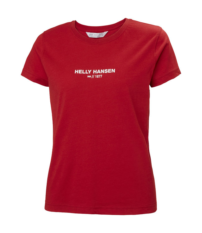 hoesten Voeding Graveren Helly Hansen RWB Graphic T-shirt Dames Rood - Watersportsonline.nl