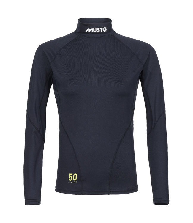 Musto Musto Lycra Shirt Dames Lange Mouw Championship Zwart