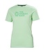 Helly Hansen T-shirt Dames Ocean Race Lichtgroen