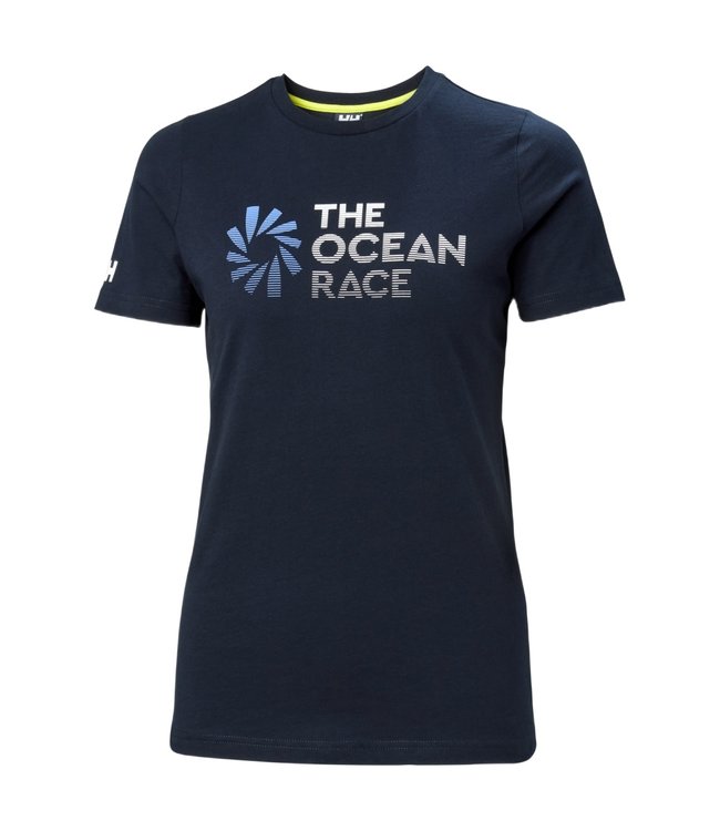 Helly Hansen T-shirt Dames Ocean Race Donkerblauw V