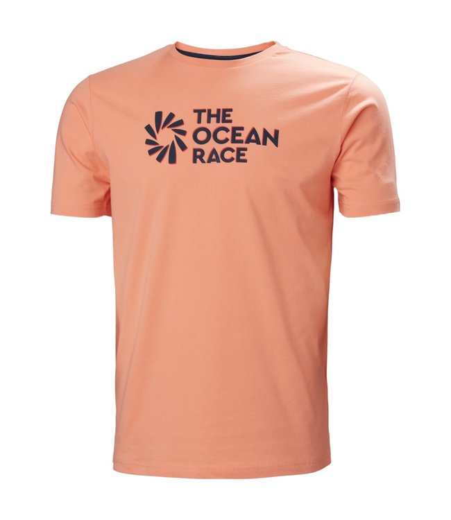 Helly Hansen T-shirt Heren Ocean Race Oranje