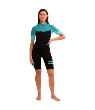 JOBE JOBE Shorty Wetsuit Dames Sofia 3/2 Teal