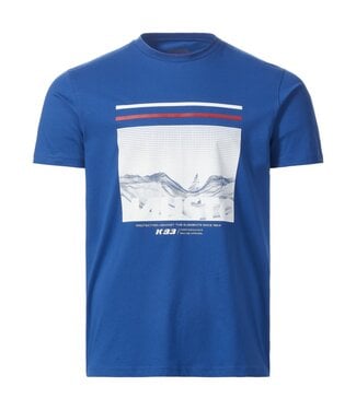 Musto Musto T-Shirt 2.0 Heren Sardinia Graphic Blauw