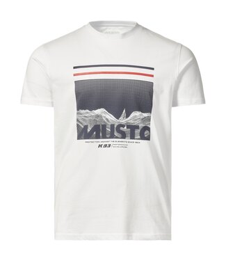 Musto Musto T-Shirt 2.0 Heren Sardinia Graphic Wit