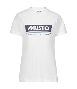 Musto Musto T-Shirt 2.0 Dames Wit