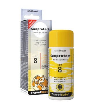 TravelSafe TravelSafe Sport Zonnebrandcrème SPF8 75 ml