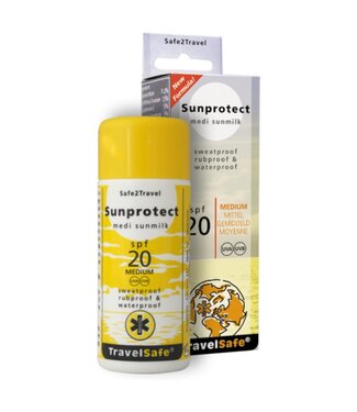 TravelSafe TravelSafe Sport Zonnebrandcrème SPF20 75 ml