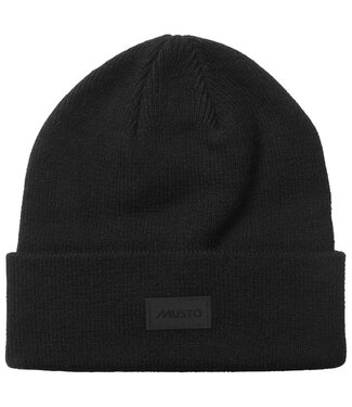 Musto Musto Beanie Unisex Shaker Cuff Zwart