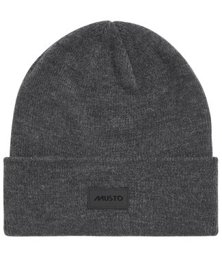 Musto Musto Beanie Unisex Shaker Cuff Donkergrijs