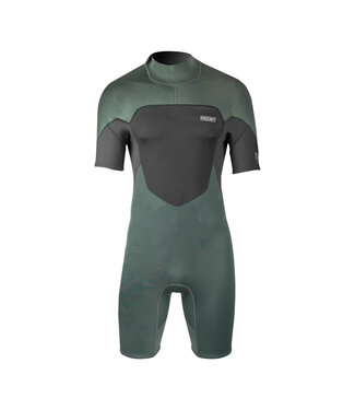 Prolimit Prolimit Shorty Wetsuit Heren Fusion Backzip 2/2mm Teal