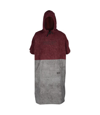 Prolimit Prolimit Poncho Unisex Burgundy/Grijs