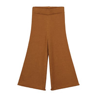 YUKI Knitted Trousers (removable straps) - RUST
