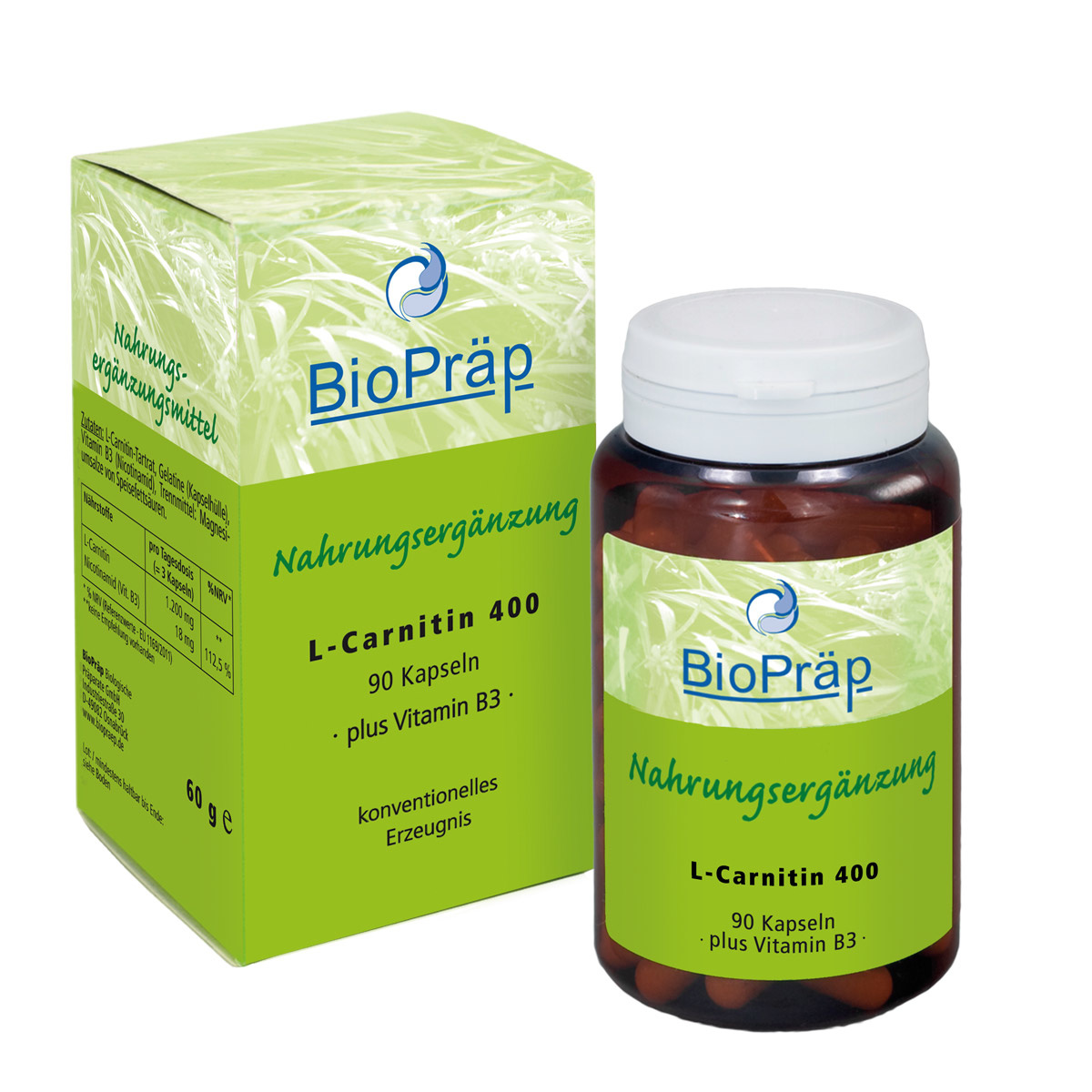 LCarnitine 400 Capsules BioPraep BioPraep Handelsgesellschaft mbH