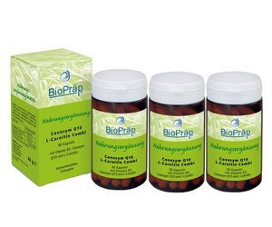 l-carnitin q10 kombi kapseln 3 x Coenzym Q10 L-Carnitin Combi - Sparset | Biopräp