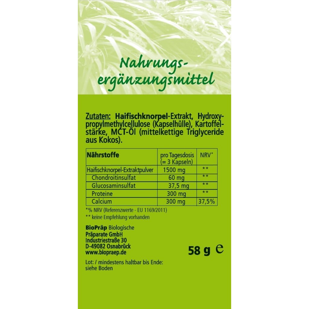 Shark Cartilage Extract Capsules