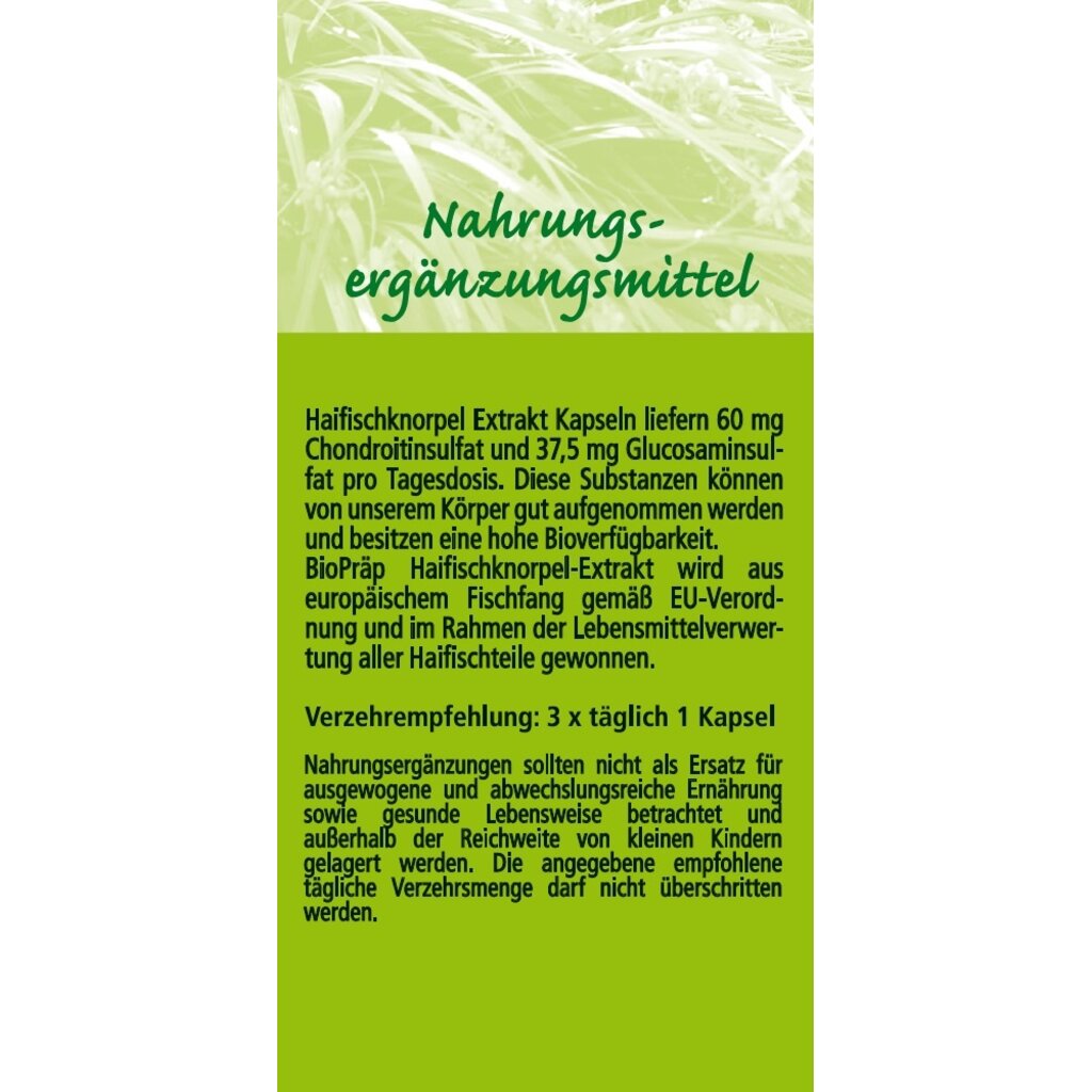 Haifischknorpel-Extrakt Kapseln