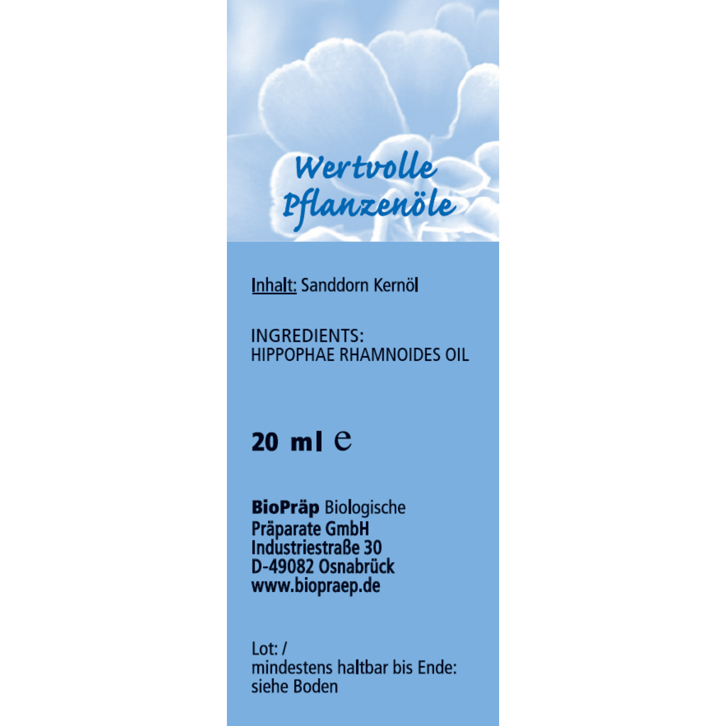 Sanddorn Kernöl - kurzes MHD 12/2026