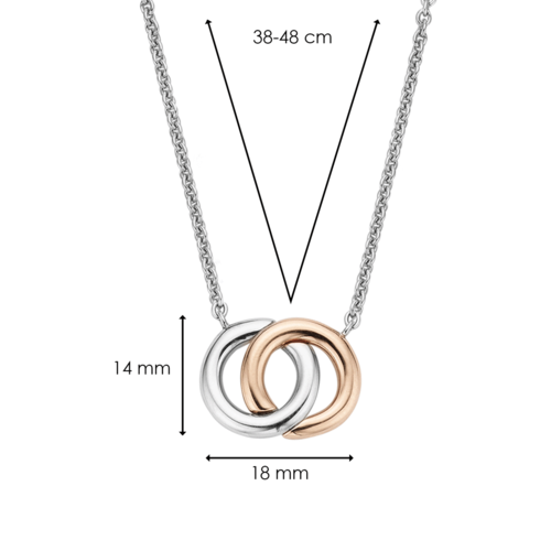 Ti Sento Ti Sento necklace 3822SR/48