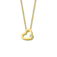 Minitials One Diamond Blend Symbol Necklace