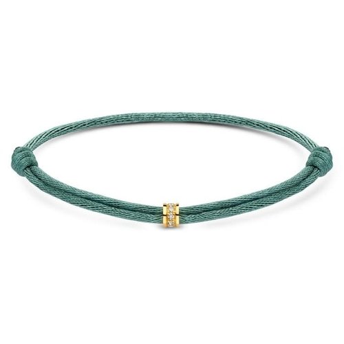 Minitials Minitials One Benji Diamond Satin Bracelet