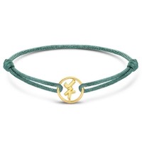 Minitials Two Signature Round Satin Bracelet