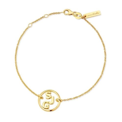 Minitials Minitials Three Round Signature Chain Bracelet