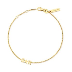 Minitials Minitials Three Signature Chain Bracelet