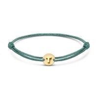 Minitials Disc Signature Satijn Armband