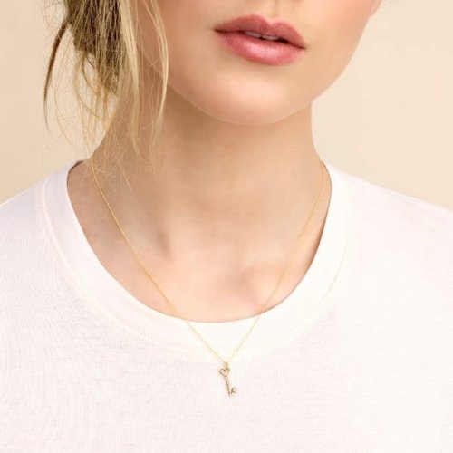 Minitials Minitials Één Key To My Heart Diamant Ketting