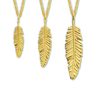 Minitials Minitials Feather Charm