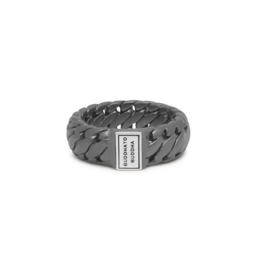 Buddha to Buddha Buddha To Buddha Ring 542brs Ben Small Black Rhodium Silver