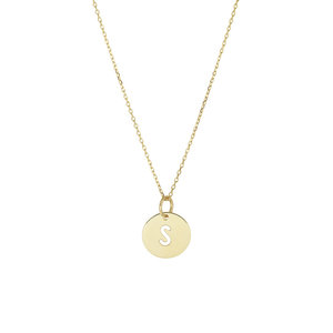 Fleur de Kiki Fleur de Kiki Necklace Initial Coin GG20810