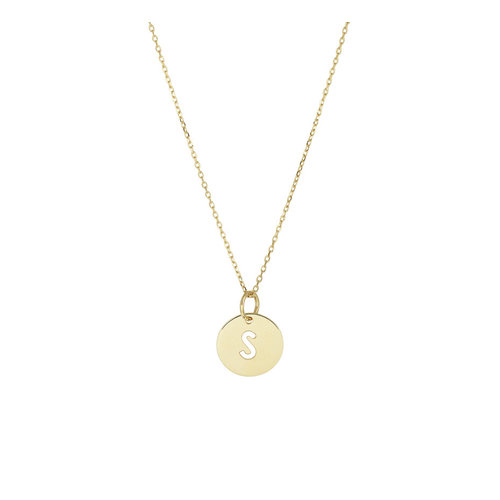 Fleur de Kiki Fleur de Kiki Necklace Initial Coin GG20810