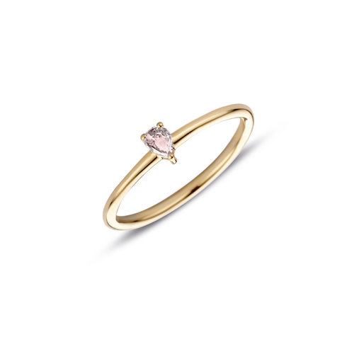 Miss Spring Miss Spring Ring Brilliantly Pear Morganite MSR711-MO