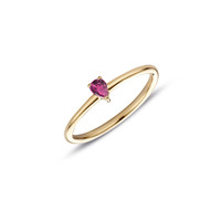 Miss Spring Ring Brilliantly Pear Pink Tourmaline MSR711-RT