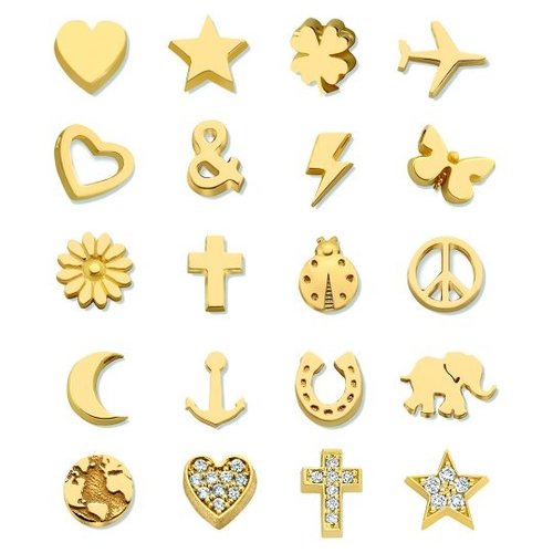 Minitials Minitials Ronde Één Signature Één Blend Satijn Armband Minitials Minitials Ronde Één Signature Één Blend Satijn Armband