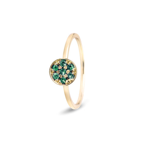 Miss Spring Miss Spring Ring Disc Tsavorite