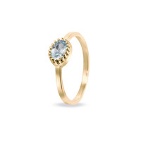 Miss Spring Ring MSR510-BT Ma Petite Blauw Topaas