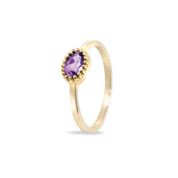 Miss Spring Ring Ma Petite Amethyst MSR510-AM