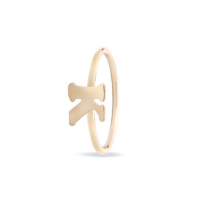 Miss Spring Miss Spring Ring Tiny Initial