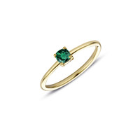 Miss Spring Ring MSR713-GT Brilliantly Cushion Groene Toermalijn